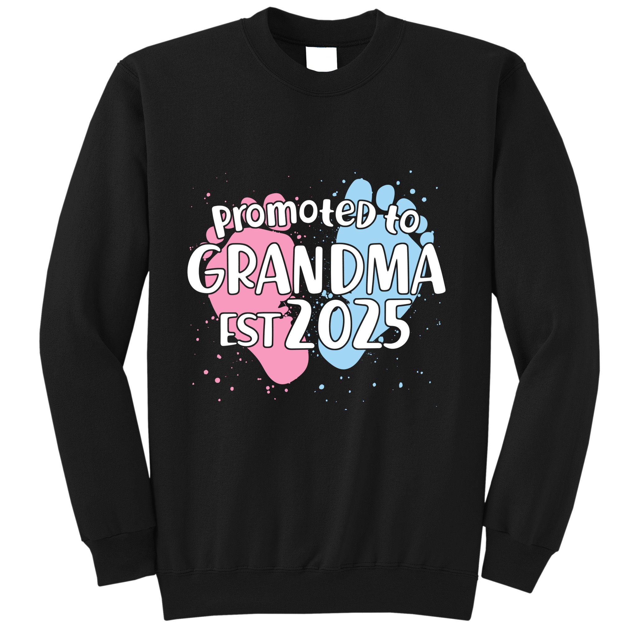 Cute Promoted To Grandpa Est 2025 Sweatshirt