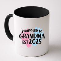 Cute Promoted To Grandpa Est 2025 Mug