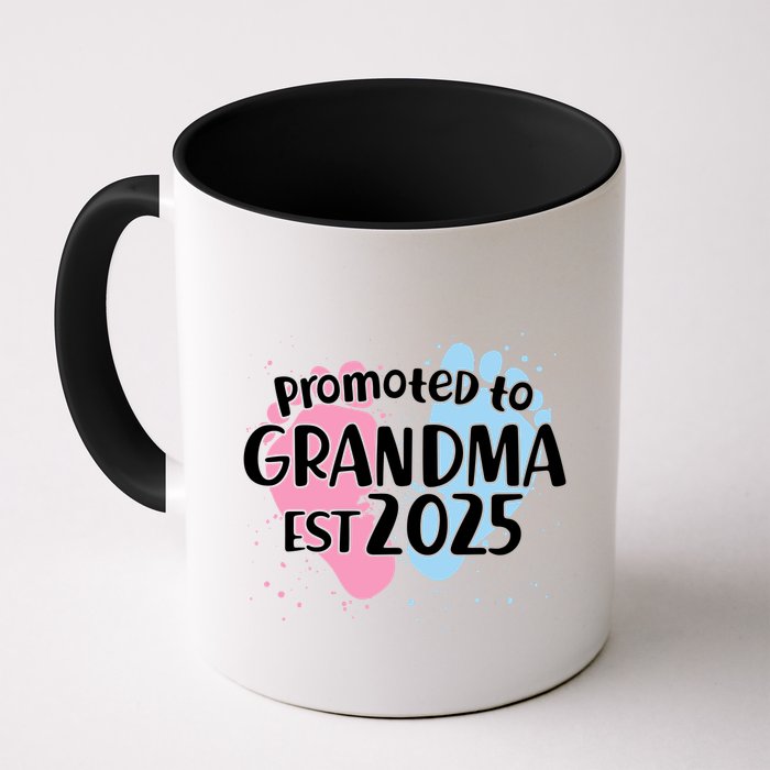 Cute Promoted To Grandpa Est 2025 Mug
