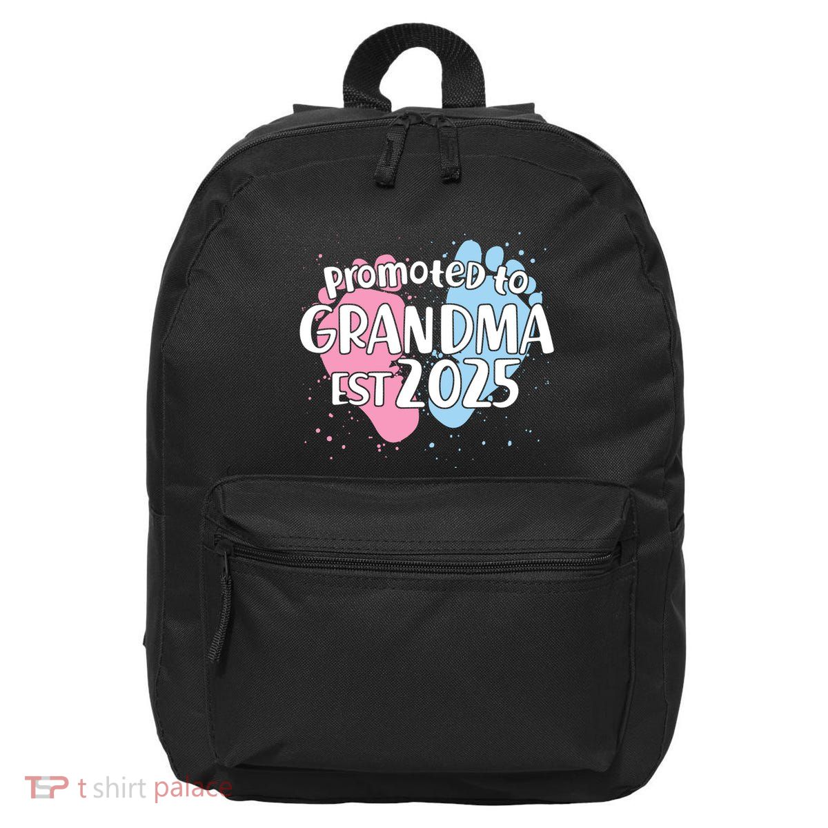 Cute Promoted To Grandpa Est 2025 16 in Basic Backpack