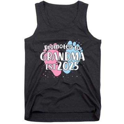 Cute Promoted To Grandpa Est 2025 Tank Top