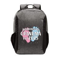 Cute Promoted To Grandpa Est 2025 Vector Backpack