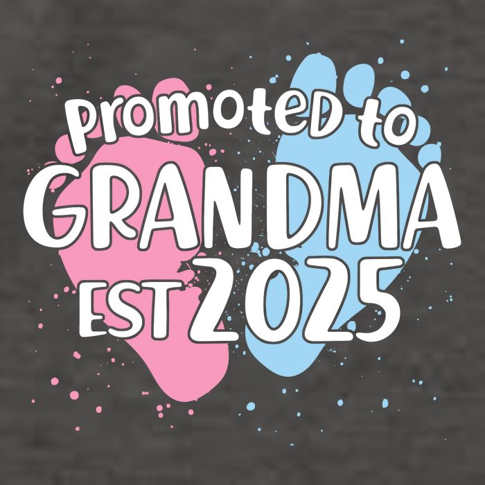 Cute Promoted To Grandpa Est 2025 Vector Backpack