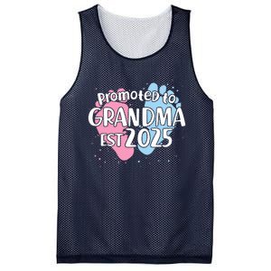 Cute Promoted To Grandpa Est 2025 Mesh Reversible Basketball Jersey Tank