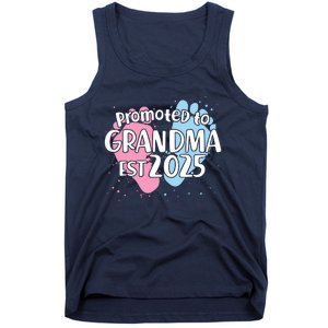 Cute Promoted To Grandpa Est 2025 Tank Top