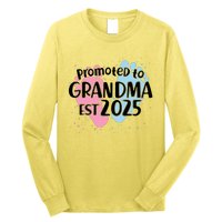 Cute Promoted To Grandpa Est 2025 Long Sleeve Shirt