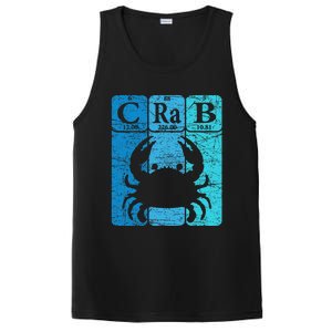 Crab Periodic Table Elements Seafood Crabbing Retro Crabber PosiCharge Competitor Tank