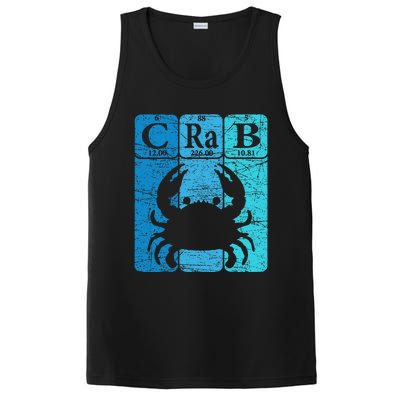 Crab Periodic Table Elements Seafood Crabbing Retro Crabber PosiCharge Competitor Tank