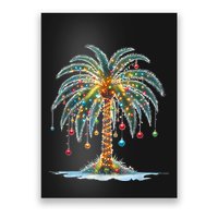 Christmas Palm Tree Print Poster