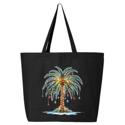 Christmas Palm Tree Print 25L Jumbo Tote