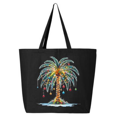 Christmas Palm Tree Print 25L Jumbo Tote