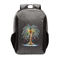 Christmas Palm Tree Print Vector Backpack