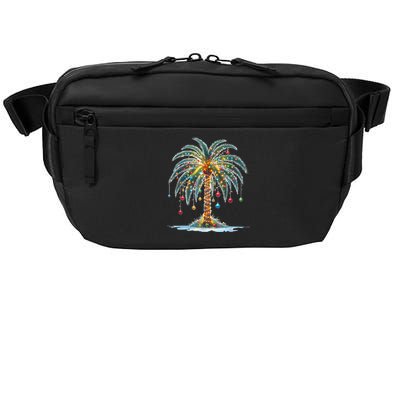 Christmas Palm Tree Print Crossbody Pack