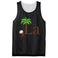 Coconut Palm Tree Comma + La Kamala Harris President 2024 Gift Mesh Reversible Basketball Jersey Tank