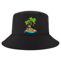 Christmas Palm Tree Tropical Xmas Coconut Matching Family Gift Cool Comfort Performance Bucket Hat
