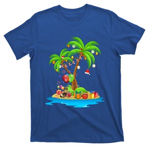 Christmas Palm Tree Tropical Xmas Coconut Matching Family Gift T-Shirt