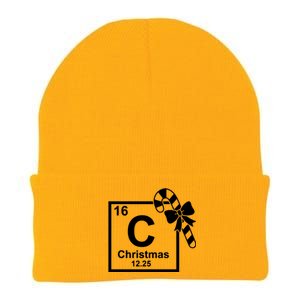 Christmas Periodic Table Symbol Knit Cap Winter Beanie