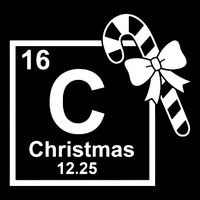 Christmas Periodic Table Symbol City Backpack