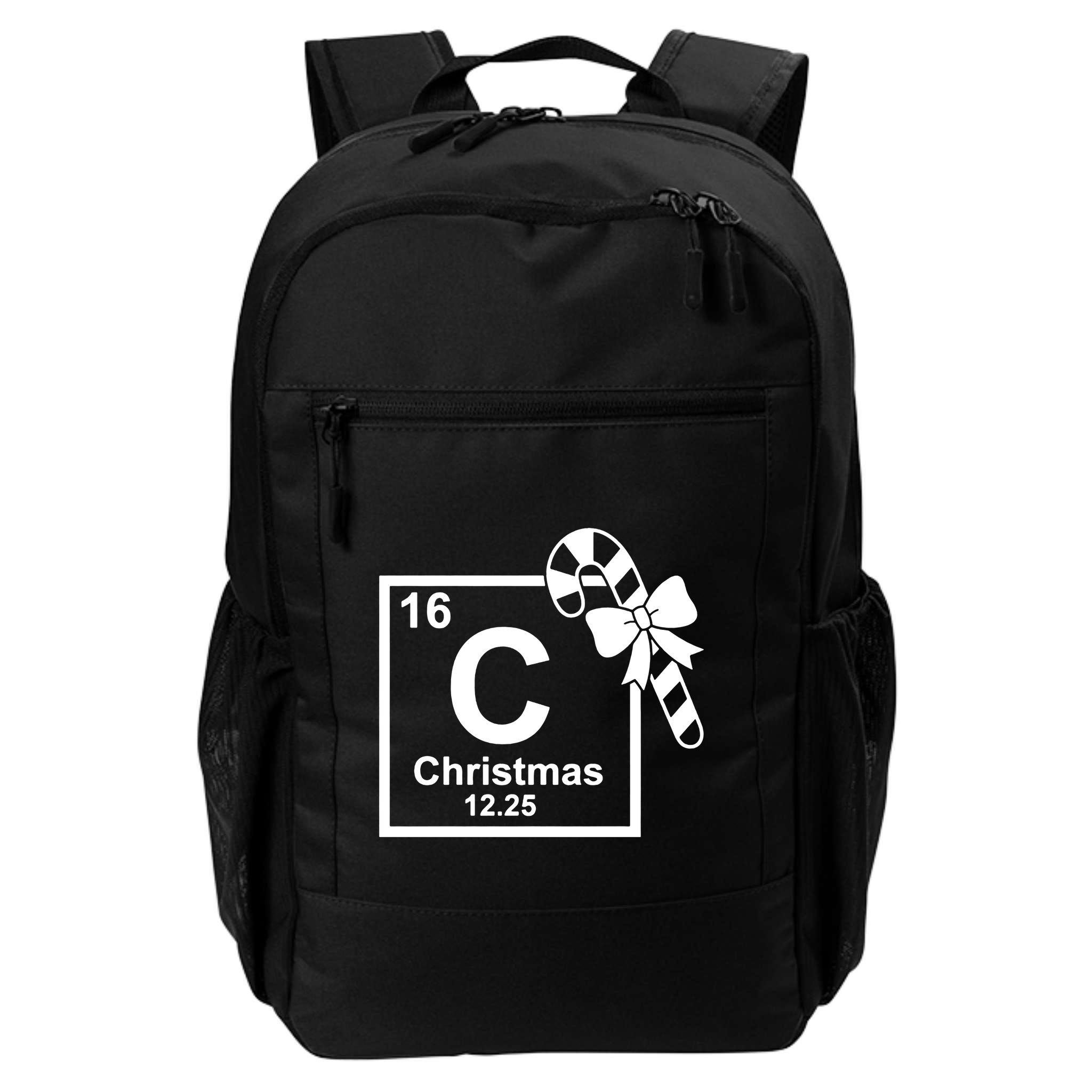 Christmas Periodic Table Symbol Backpack