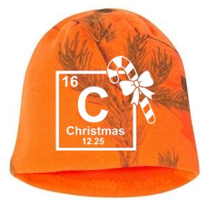 Christmas Periodic Table Symbol Kati - Camo Knit Beanie