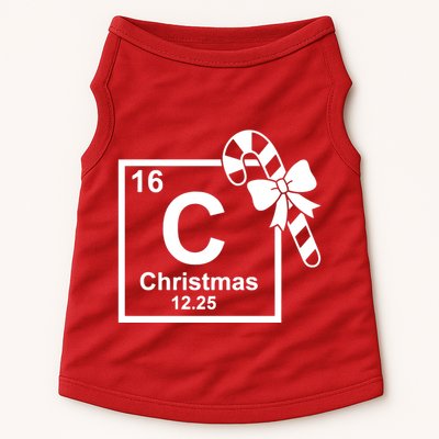 Christmas Periodic Table Symbol Doggie Tank
