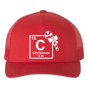 Christmas Periodic Table Symbol Yupoong Adult 5-Panel Trucker Hat