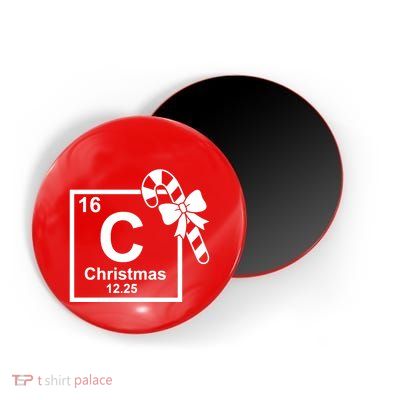 Christmas Periodic Table Symbol Magnet
