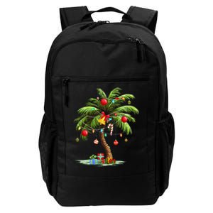 Christmas Palm Tree Light Hawaiian Tropical Xmas Daily Commute Backpack