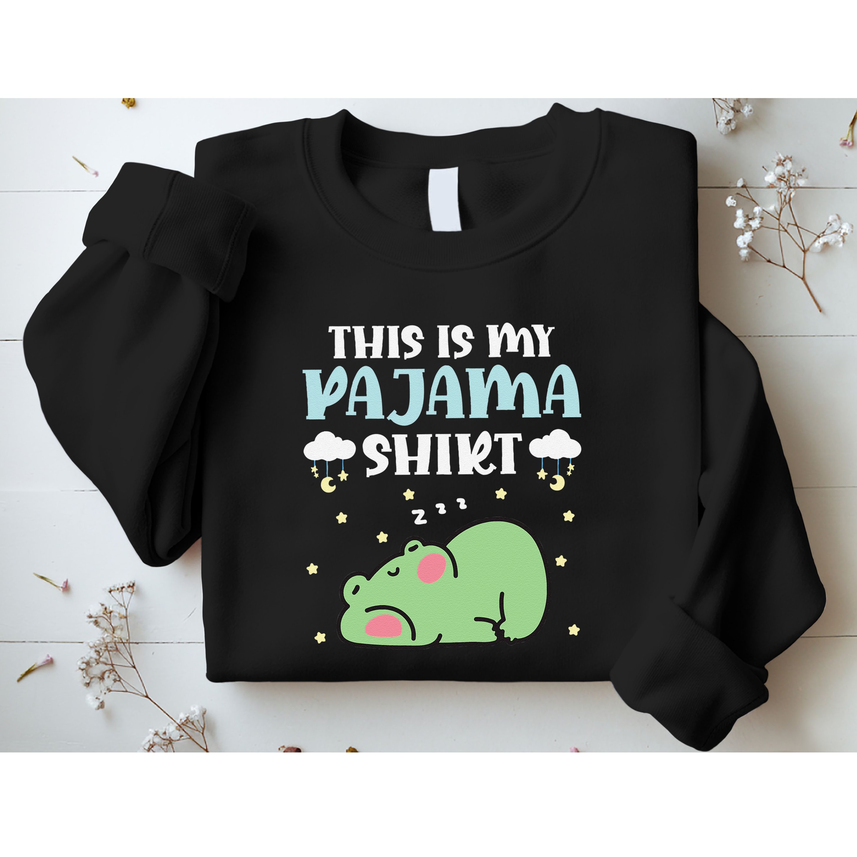 Cute Pj Teen Pjs Funny Frog Pjs This Is My Pajama Sweatshirt