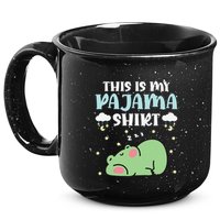 Cute Pj Teen Pjs Funny Frog Pjs This Is My Pajama 15oz Campfire Ceramic Mug