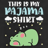 Cute Pj Teen Pjs Funny Frog Pjs This Is My Pajama 15oz Campfire Ceramic Mug
