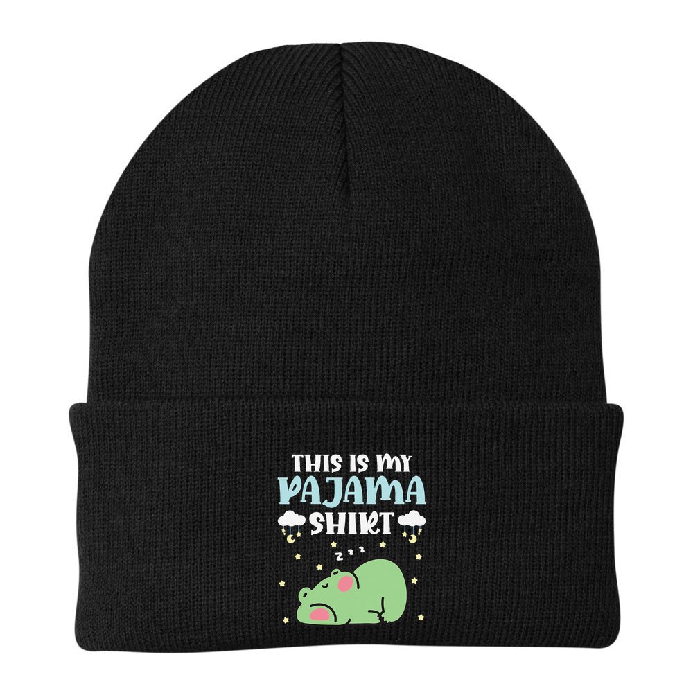 Cute Pj Teen Pjs Funny Frog Pjs This Is My Pajama Beanie
