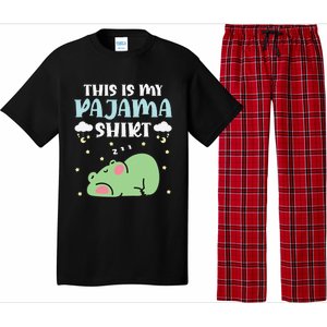 Cute Pj Teen Pjs Funny Frog Pjs This Is My Pajama Pajama Set