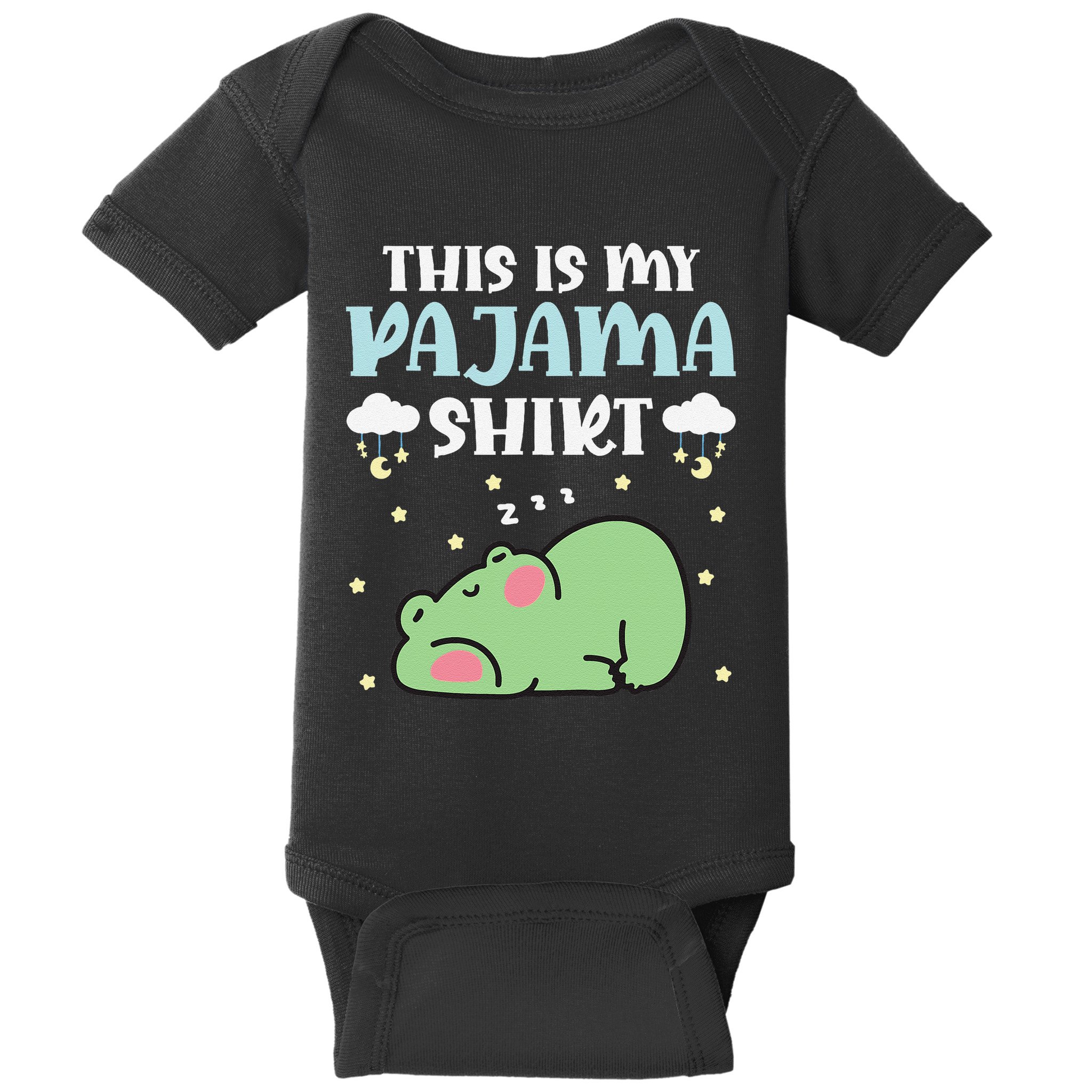 Cute Pj Teen Pjs Funny Frog Pjs This Is My Pajama Baby Bodysuit