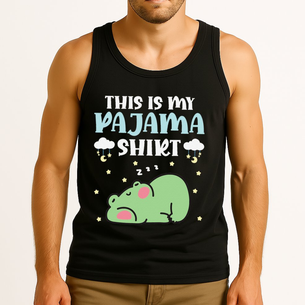 Cute Pj Teen Pjs Funny Frog Pjs This Is My Pajama Tank Top