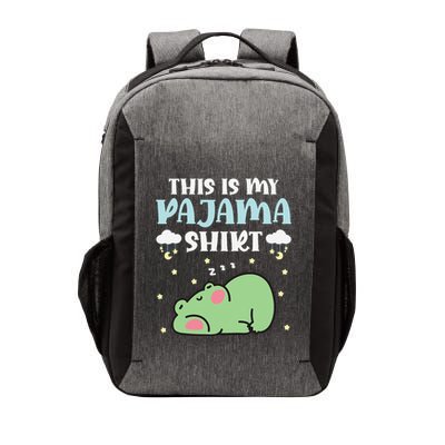 Cute Pj Teen Pjs Funny Frog Pjs This Is My Pajama Vector Backpack