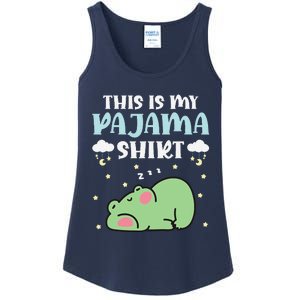 Cute Pj Teen Pjs Funny Frog Pjs This Is My Pajama Ladies Essential Tank