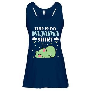 Cute Pj Teen Pjs Funny Frog Pjs This Is My Pajama Ladies Essential Flowy Tank