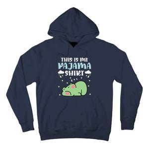 Cute Pj Teen Pjs Funny Frog Pjs This Is My Pajama Tall Hoodie