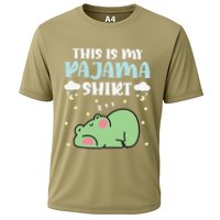 Cute Pj Teen Pjs Funny Frog Pjs This Is My Pajama Performance Shirt