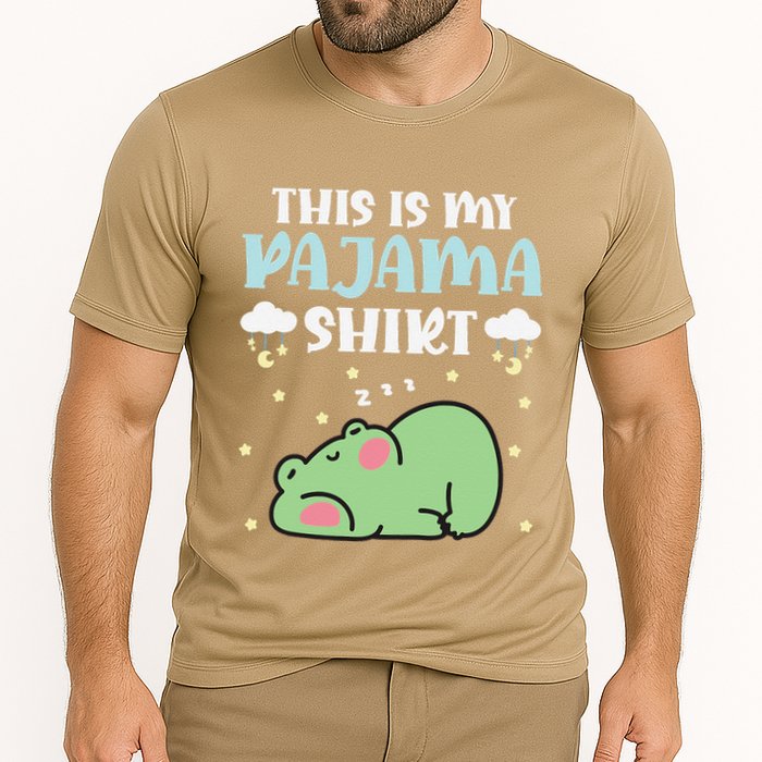 Cute Pj Teen Pjs Funny Frog Pjs This Is My Pajama Performance Shirt