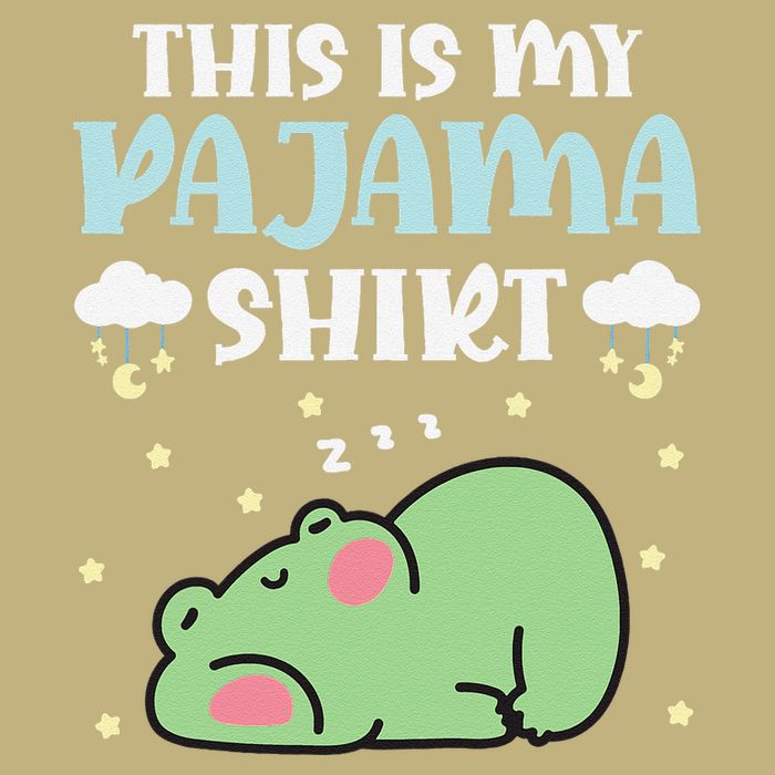 Cute Pj Teen Pjs Funny Frog Pjs This Is My Pajama Performance Shirt