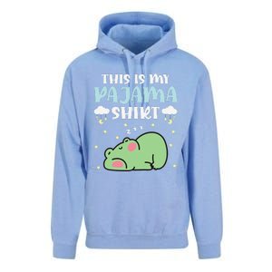 Cute Pj Teen Pjs Funny Frog Pjs This Is My Pajama Unisex Surf Hoodie