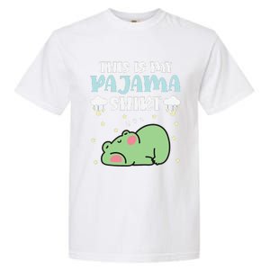 Cute Pj Teen Pjs Funny Frog Pjs This Is My Pajama Garment-Dyed Heavyweight T-Shirt