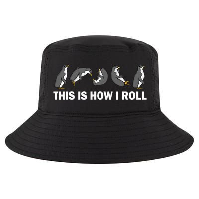 Cute Penguin This Is How I Roll Funny Penguin Cool Comfort Performance Bucket Hat