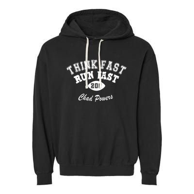 Think Fast Run Fast Garment-Dyed Fleece Hoodie