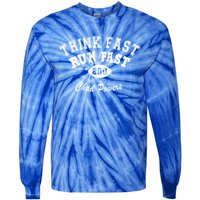 Think Fast Run Fast Tie-Dye Long Sleeve Shirt