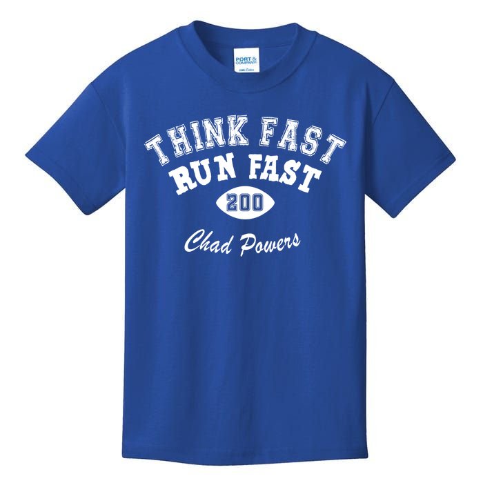 Think Fast Run Fast Kids T-Shirt