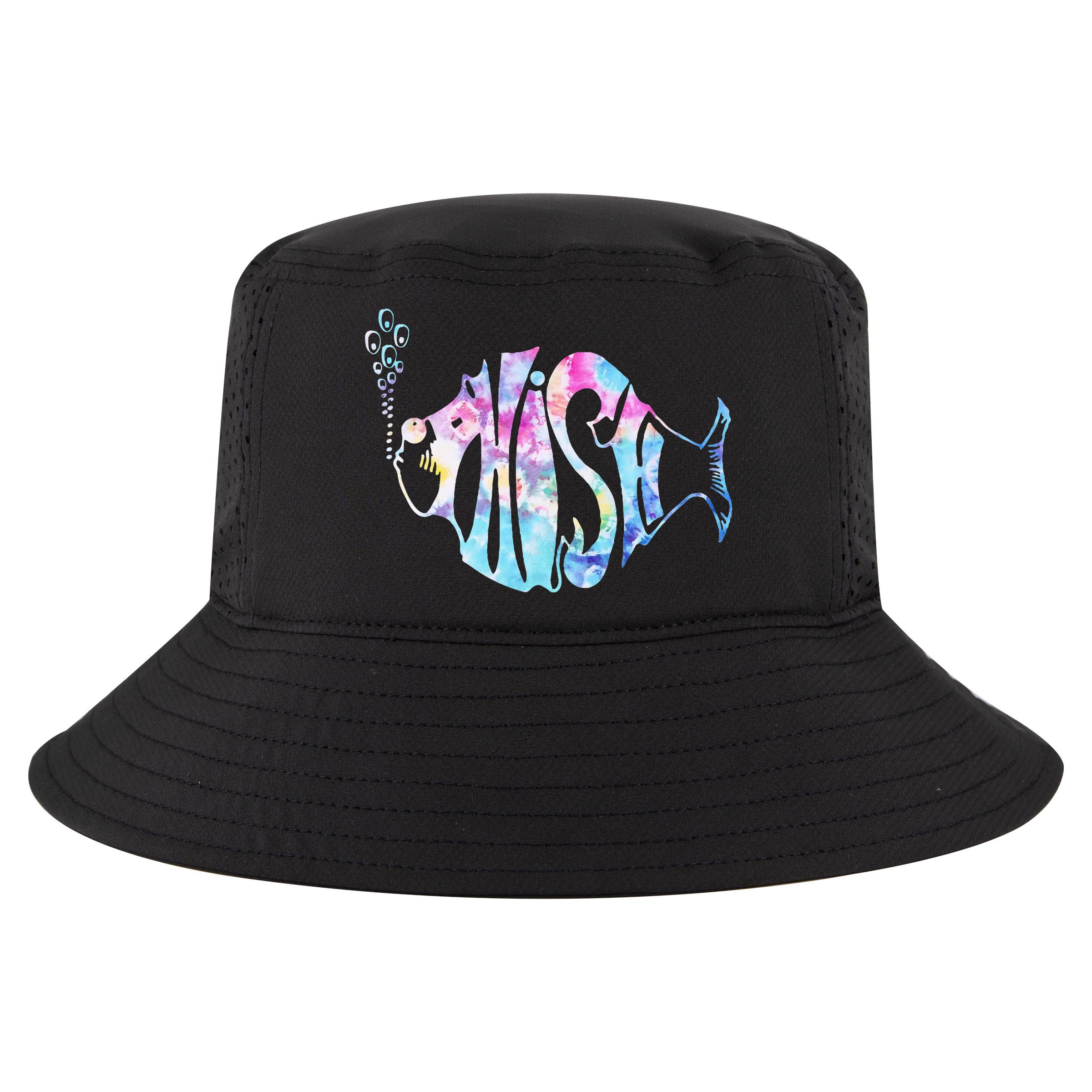 Colorful Phishjam Tiedye For Fisherman Fish Cool Comfort Performance Bucket Hat