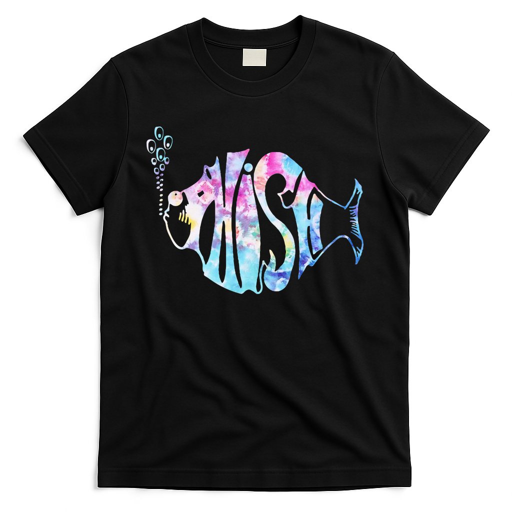 Colorful Phishjam Tiedye For Fisherman Fish T-Shirt